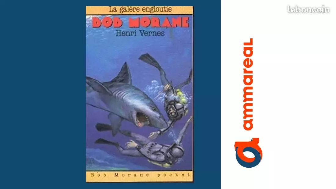 Bob Morane LA GALERE ENGLOUTIE Reedition Type 2 1960 JOUBERT 2e Bob Morane - Henri VERNES (image 1)