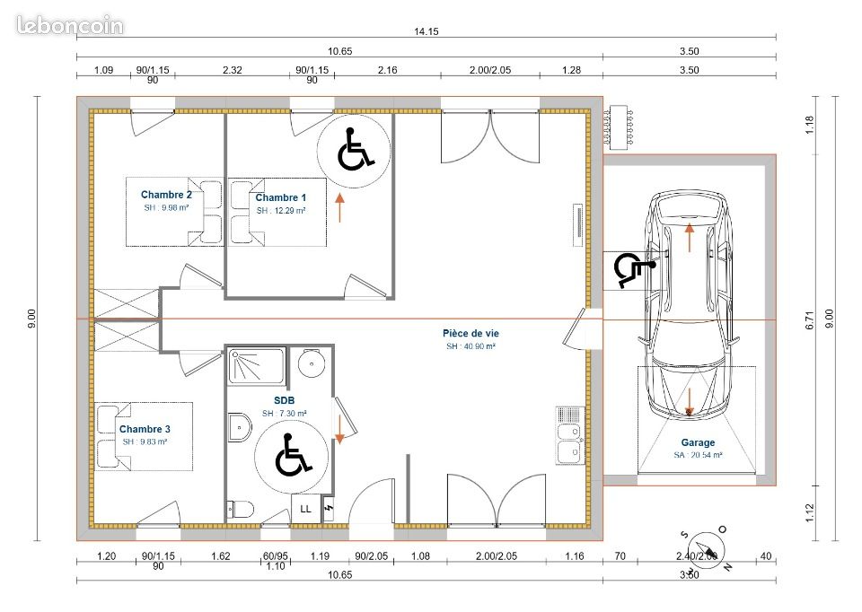 Maison 4 pièces 80 m² · à Les Andelys · 80 m² · 199 840 €