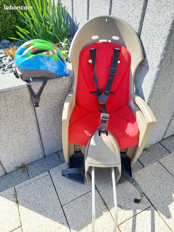 Porte enfant vélo + casque (image 1)