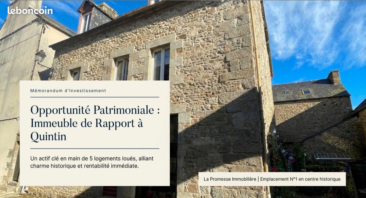 Immeuble 1 pièce 191 m² · à Quintin · 191 m² · 325 190 €