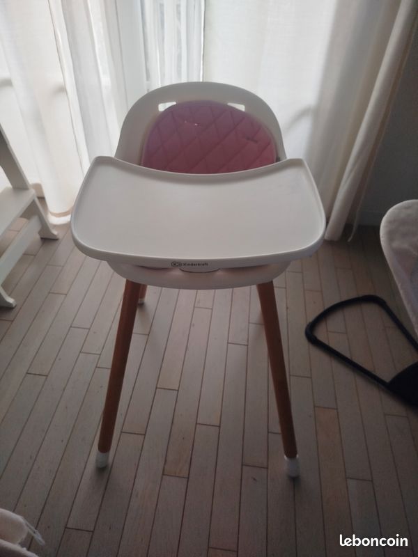 Vente chaise haute+ transat bébé (image 2)