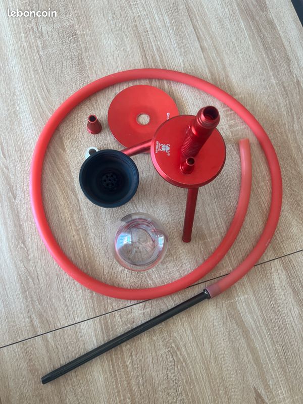 Chicha Kaya Shisha Tripod Rouge (image 3)