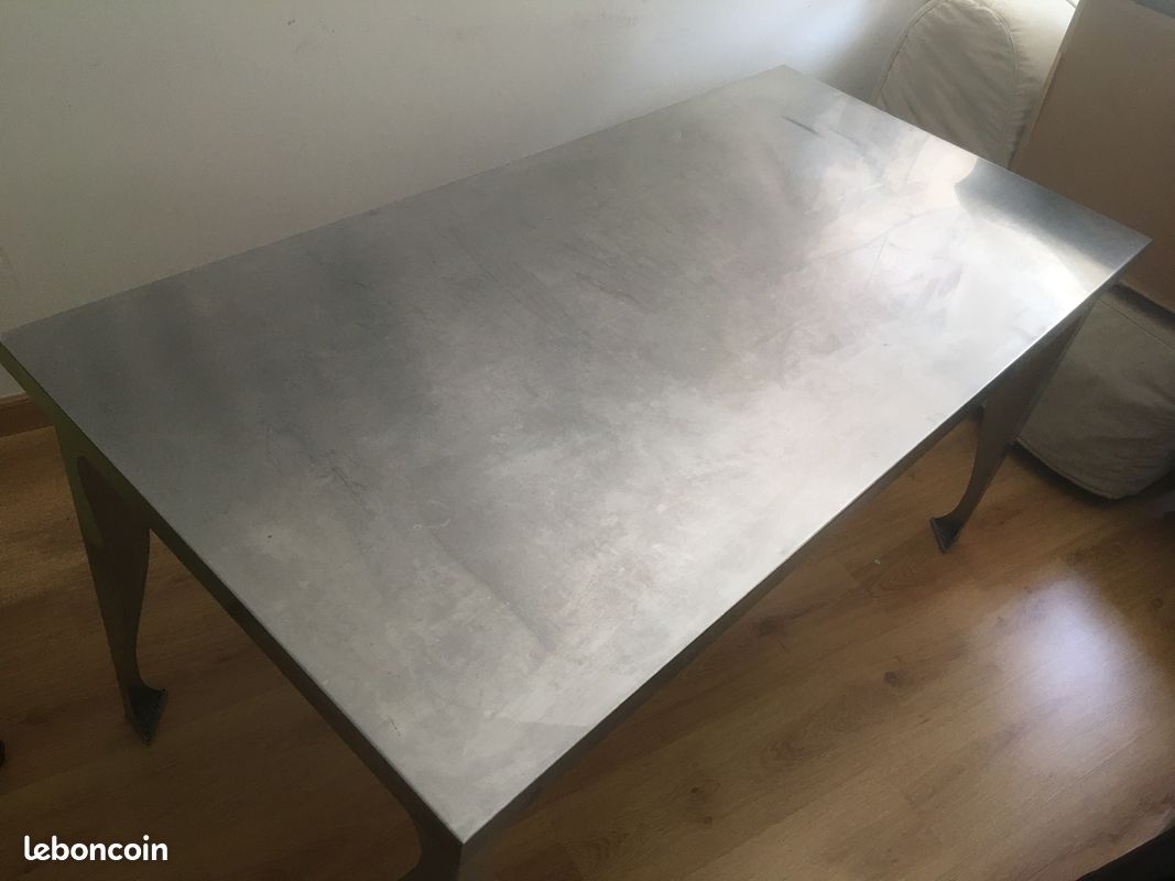 Table bureau acier IKEA (image 1)