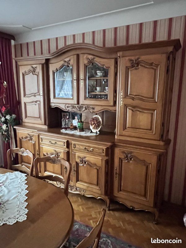 Vends salle à manger Louis XV en chêne (image 2)