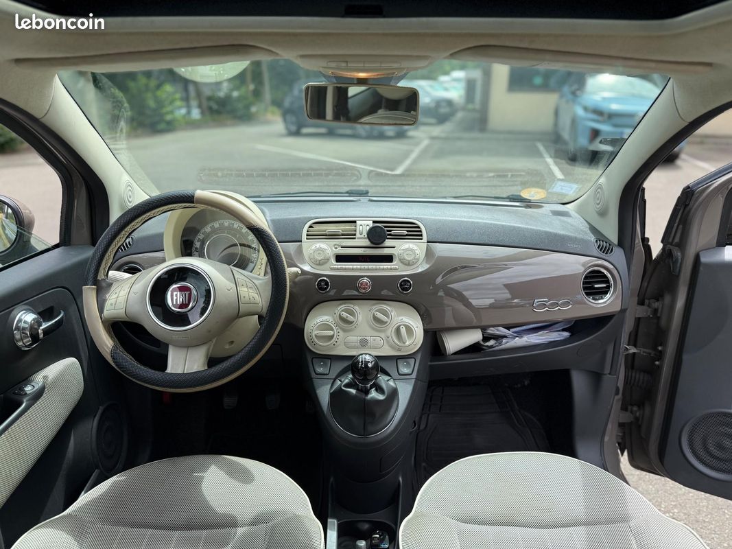 Fiat fiat 500 1.3 multijet 70 - toit ouvrant - garantie 6 mois - paiement en 3x (image 11)