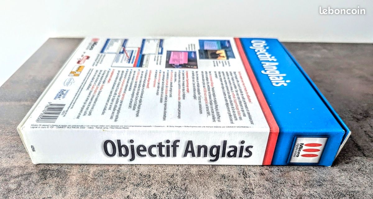 Kit PC d’apprentissage de l’anglais – Objectif Anglais (Micro Application)
Édition KIT Deluxe – Complet et en excellent état (image 5)