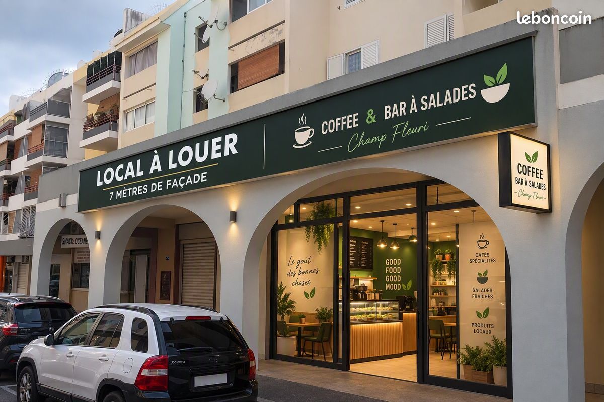Local commercial 3 pièces 93 m² · à Saint-Denis · 93 m² · 1 290 €/mois