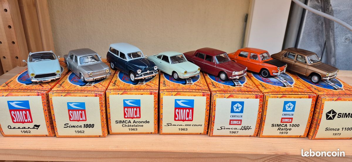 NOREV Simca 1501 échelle 1/43 – Miniature Plastique Bleu Clair – Made In France