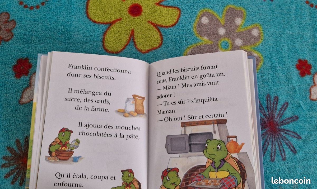 N⁰828 Livre Le pique-nique de Franklin La bibliothèque rose (image 3)