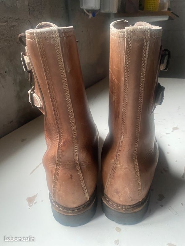 Bottines De Pêche Ranger Vintage – Cuissard En Nylon Fait Main – Taille 9R – Stock Neuf