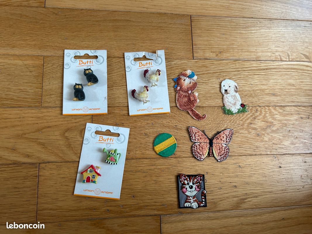 Boutons et figurines à repasser (image 1)
