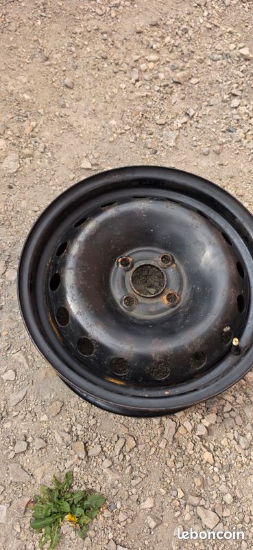 Lot de 4 jantes acier 15" 4x100 ET43 Fiat Opel Honda (image 2)