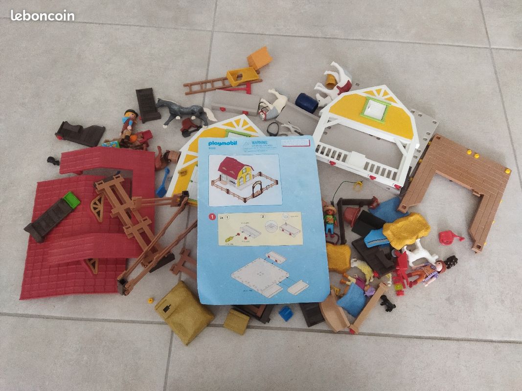 Playmobil 5222 + 5226 - country jeux complets (image 4)