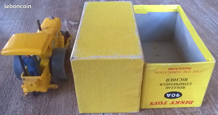 Rouleau Compresseur Dinky Toys Réf. 90A - Année 1958 - Bon état - Jouet Vintage