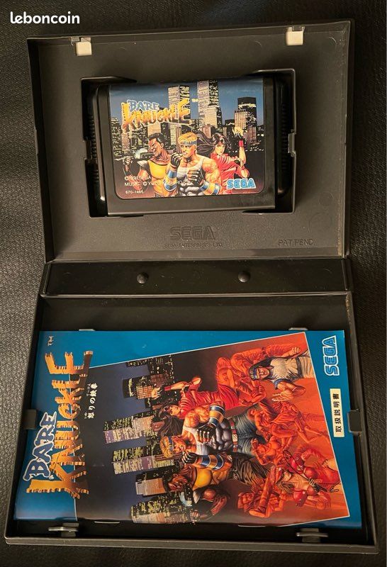 Jeu SEGA MEGADRIVE Bare Knuckle - Version Japonaise - Bon État - PEGI 3