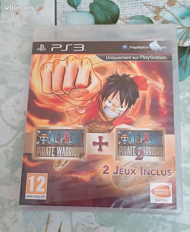 One piece pirate warriors 1 et 2 PS3 neuf sous blister (image 1)