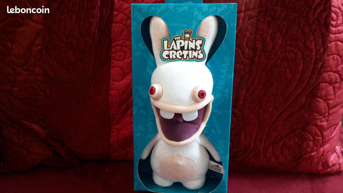 Peluche LAPINS CRÉTINS neuve (image 1)