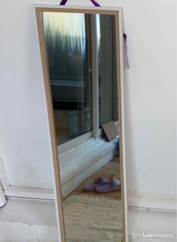 Mirroir Ikea blanc 34x118 (image 1)