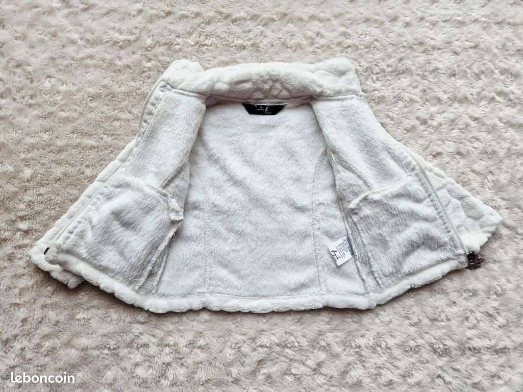 Veste polaire toucher doux Angèle Sportswear - Taille 6 mois (image 2)