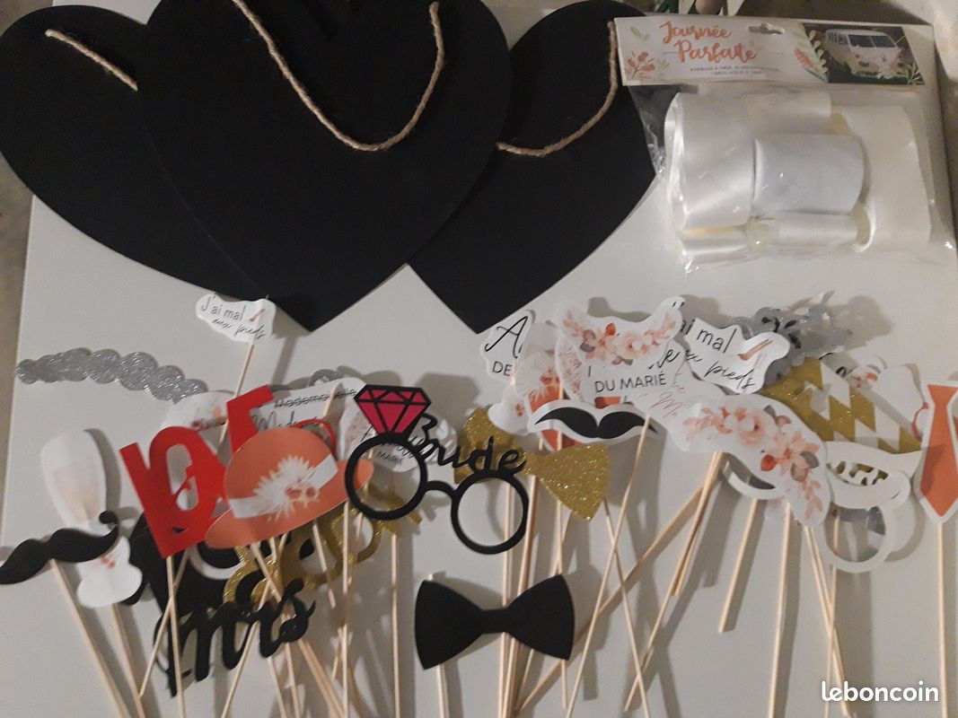 Décoration mariage accessoires photobooth Décoration