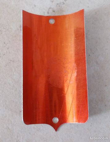 Ancienne plaque de vélo ROANNE SPORT France bicyclette bike bicycle headbadge vintage #3