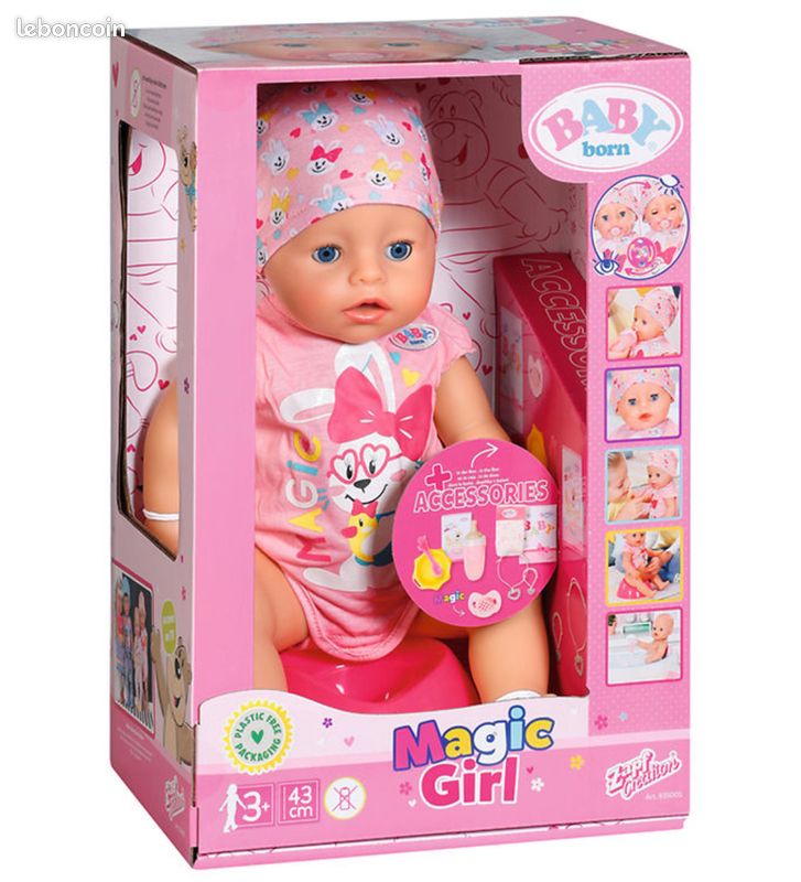 BABY born Little Magic Girl 835333 36 cm Doll with 7