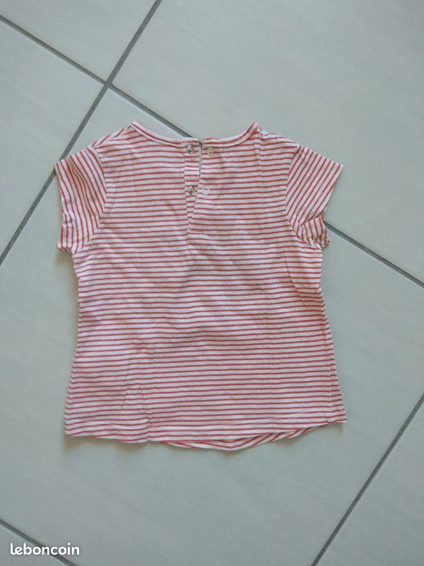 T-shirt fille 18 mois (image 4)