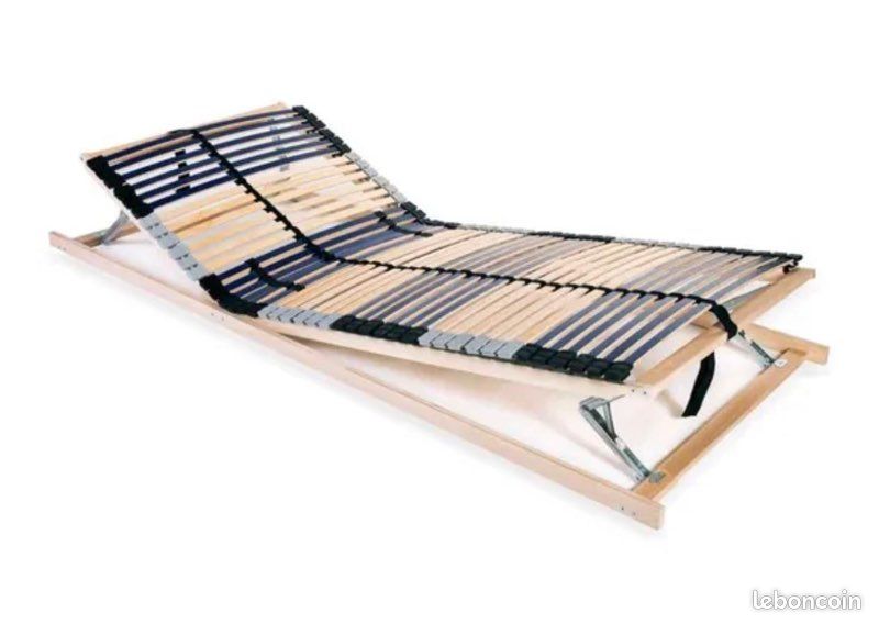 Sommier 80x200 Leirsund tête et pieds relevables (image 1)