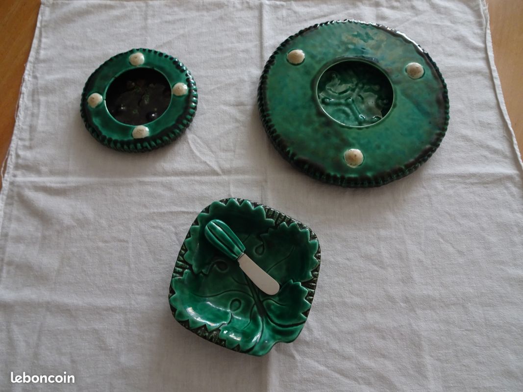 Dessous de plat céramique verte (image 3)