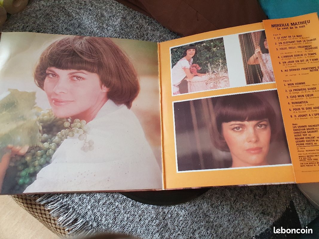 Vinyles 33 tours mireille Mathieu (image 2)