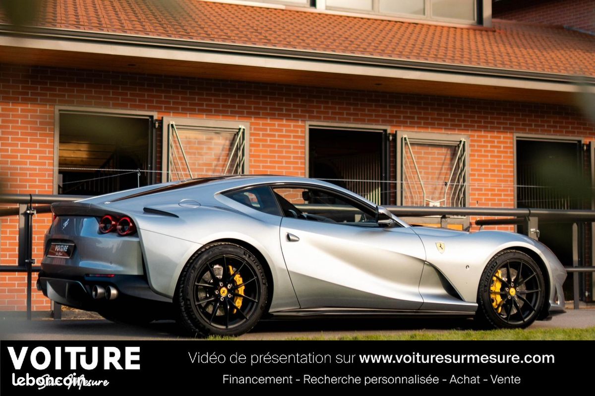 FERRARI 812 SUPERFAST 6.5i V12 800ch - carbone - sièges perf - set bagages (image 5)
