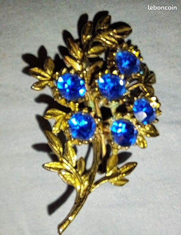 Broche Ancienne Fantaisie - Bijou Vintage - Sans Marque - Occasion