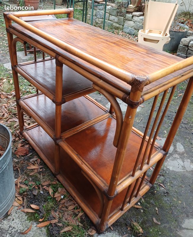 Étagère pliante en bambou Robert - miv interiores