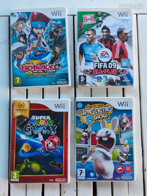 Lot de 5 jeux Nintendo Wii (image 1)
