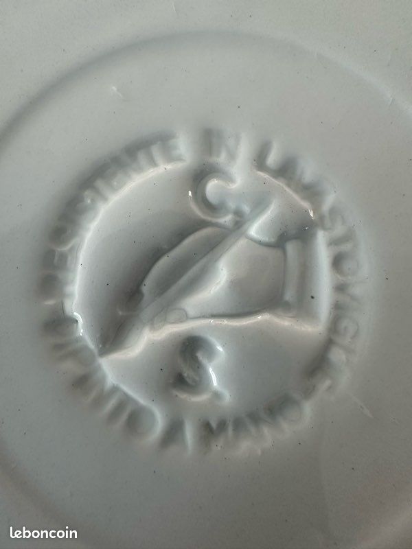 Lot de 4 assiettes creuses peintes à la main – Céramique italienne Pavots Jaunes (image 9)