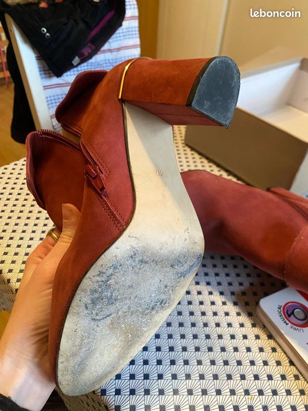 Mellow Yellow Bottine A Talon En Daim Bottines à Talon Mellow