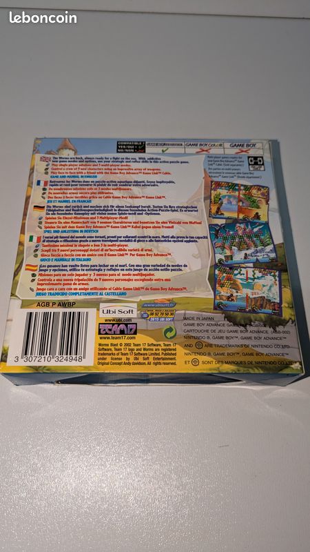 Worms Blast jeu game boy advance complet (image 3)