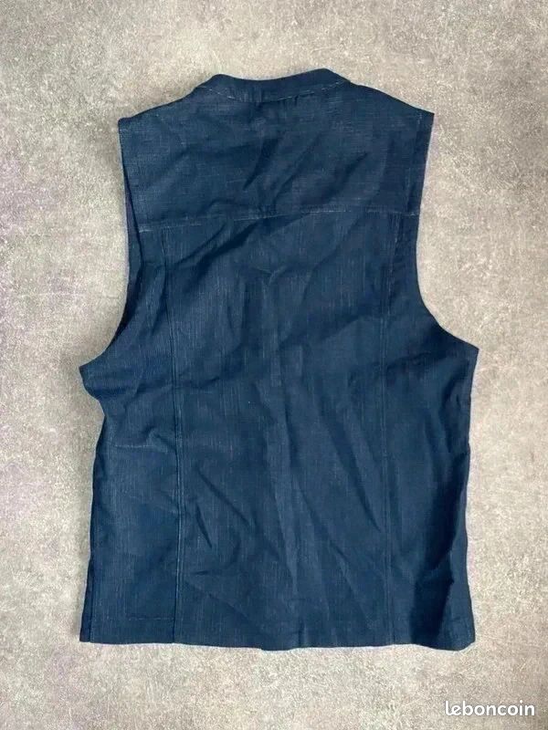 ZARA - Gilet sans manche bleu femme - Taille 36 friperie
