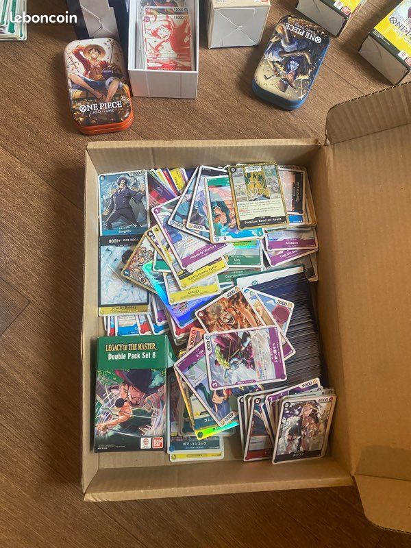 Lot One Piece TCG (bulk + boîte vide + deck jamais utilisé) (image 2)