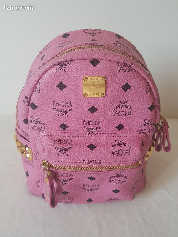 MCM Sac à dos Mini Rose (image 1)
