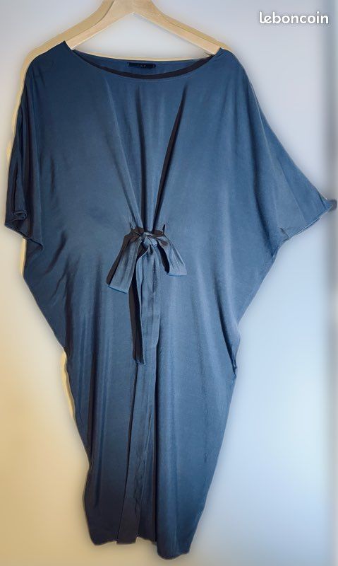Robe COS Noire Taille 38 - Occasion Très Bon état, Longueur Midi