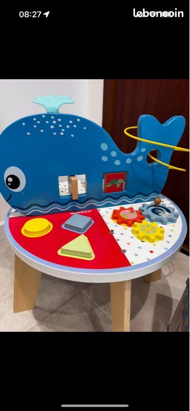 Table d'activités d'éveil - la vie marine King jouet (image 2)