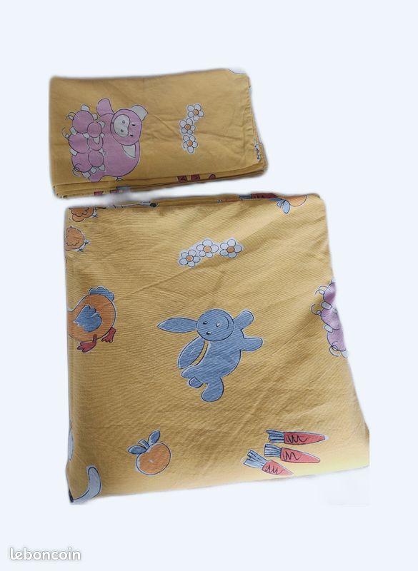 Housse De Coussin Décorative Bébé - 2 Pièces, 100% Coton, Fermeture éclair, Lavable, Motifs Animaux (cadeau Idéal)