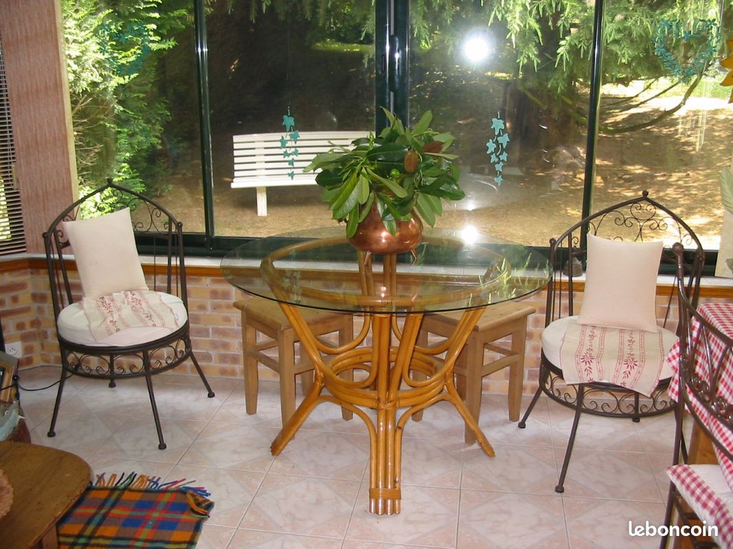 Plateau en verre de table (image 1)
