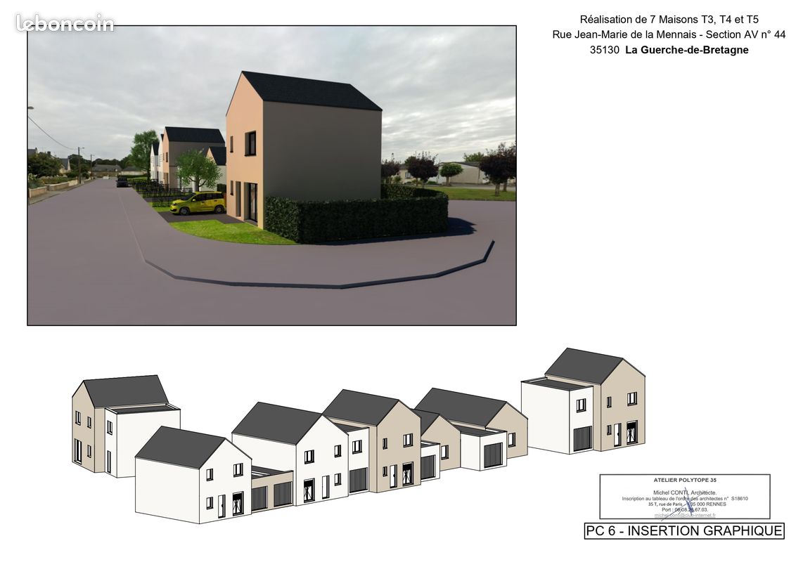 Appartement 4 pièces 84 m² · à La Guerche-de-Bretagne · 83,9 m² · 870 €/mois