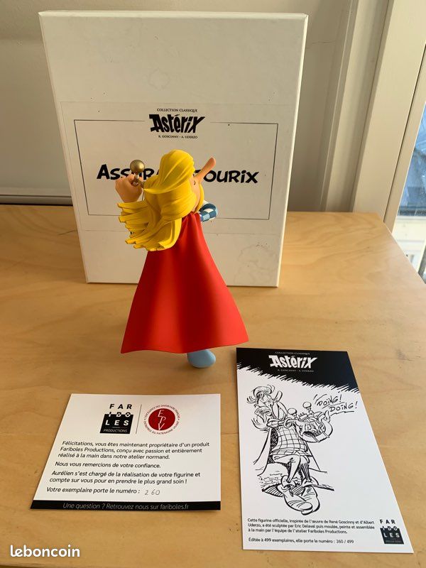Boîte Fariboles Uderzo – Astérix & Obélix En Résine, Numérotée Avec Certificat