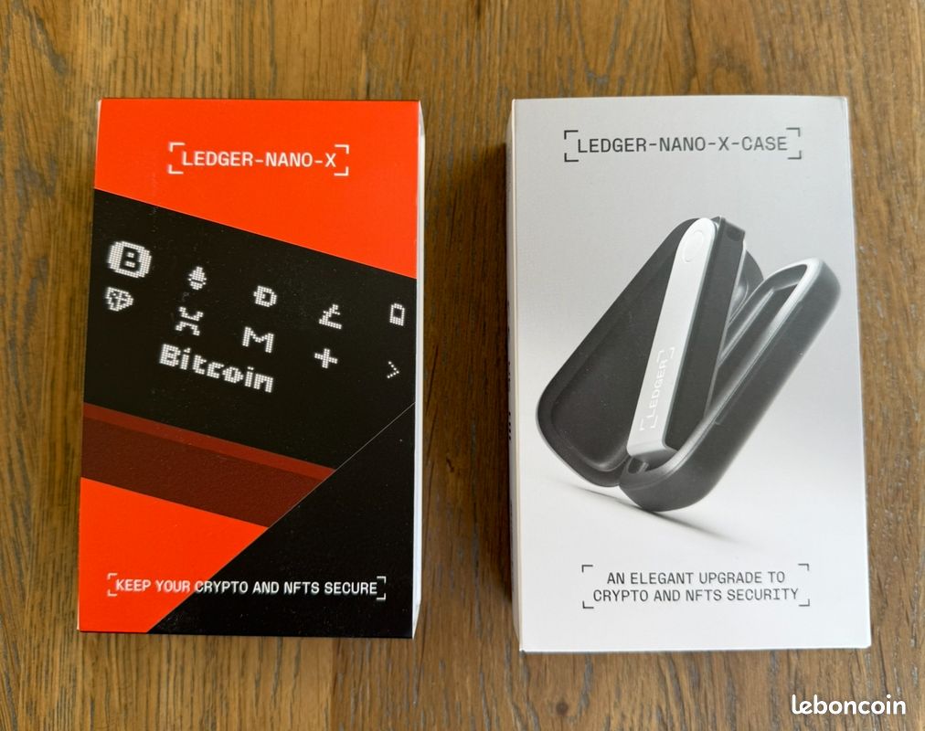 Clé Bitcoin Ledger Nano X + Étui - Accessoires informatique