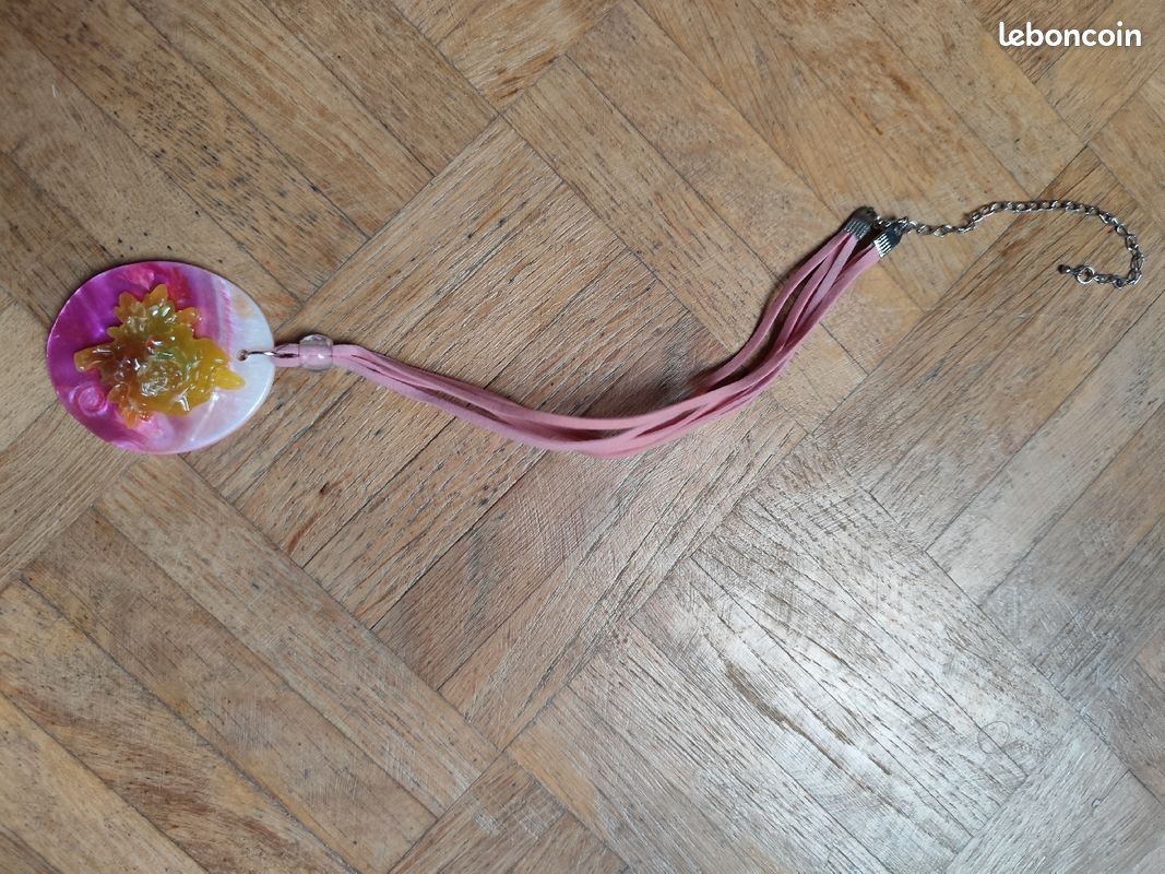 Collier avec pendentif nacre (image 6)