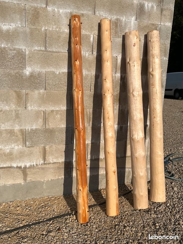 Poteau bois en pin naturel (image 1)