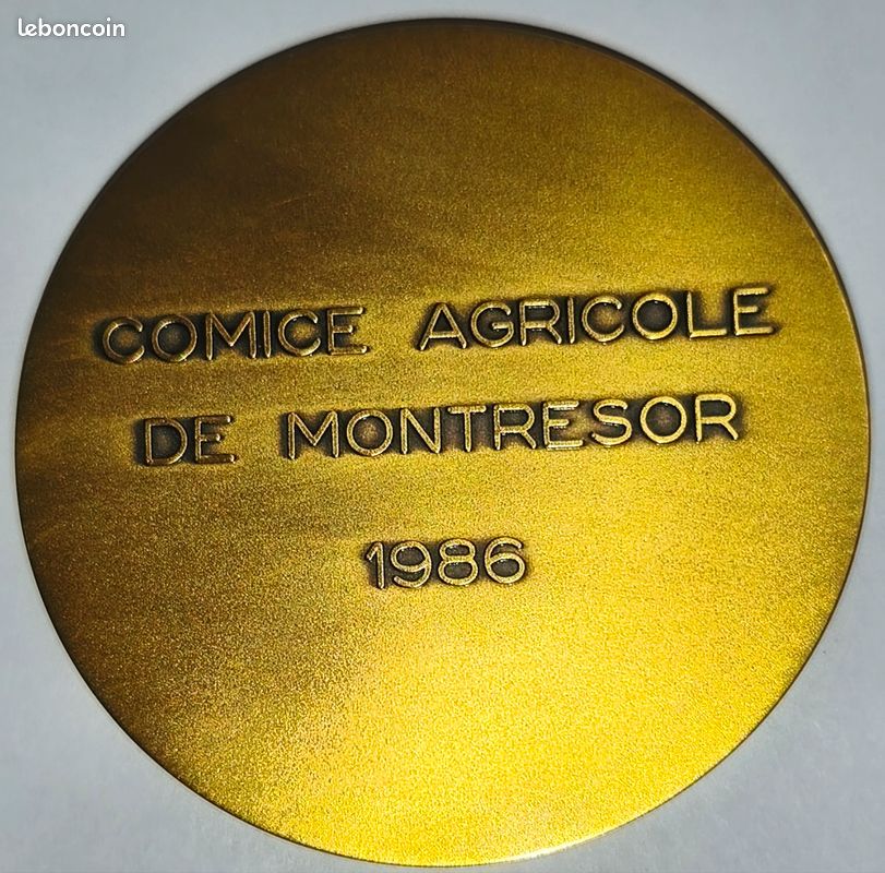 ANCIENNE MEDAILLE BRONZE Comice Agricole De Toul 1926 EUR 15,00